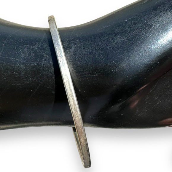 Vintage Mexico Silver and Abalone Bracelet - Picture 7 of 8